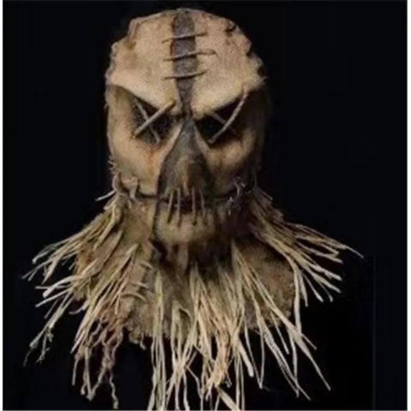 Scarecrow Full Face Hooded Halloween Horror Mask b by HitMyNeed