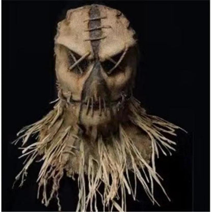 Scarecrow Full Face Hooded Halloween Horror Mask b by HitMyNeed