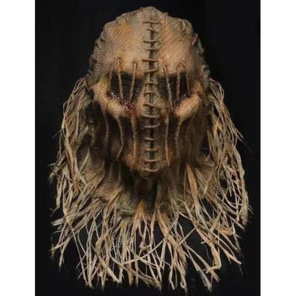 Scarecrow Full Face Hooded Halloween Horror Mask c by HitMyNeed