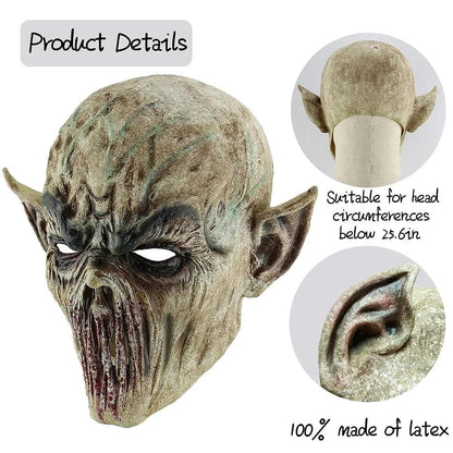 Scary Alien & Zombie Halloween Latex Mask by HitMyNeed