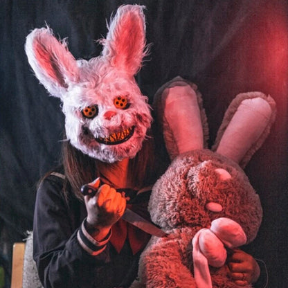 Scary Bear & Rabbit Cartoon Full Head Halloween Mask by HitMyNeed
