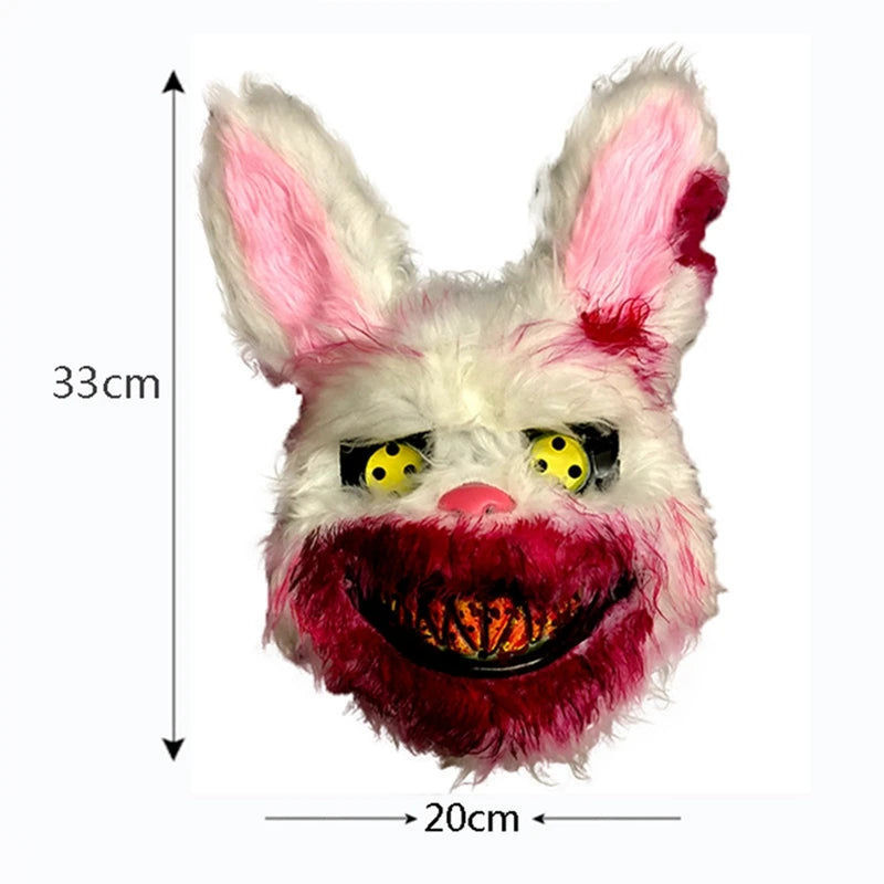 Scary Bear & Rabbit Cartoon Full Head Halloween Mask h02 by HitMyNeed