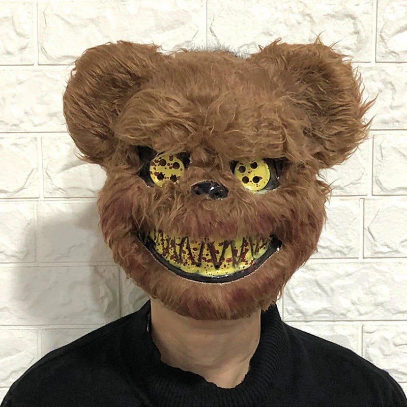 Scary Bear & Rabbit Cartoon Full Head Halloween Mask h04 by HitMyNeed