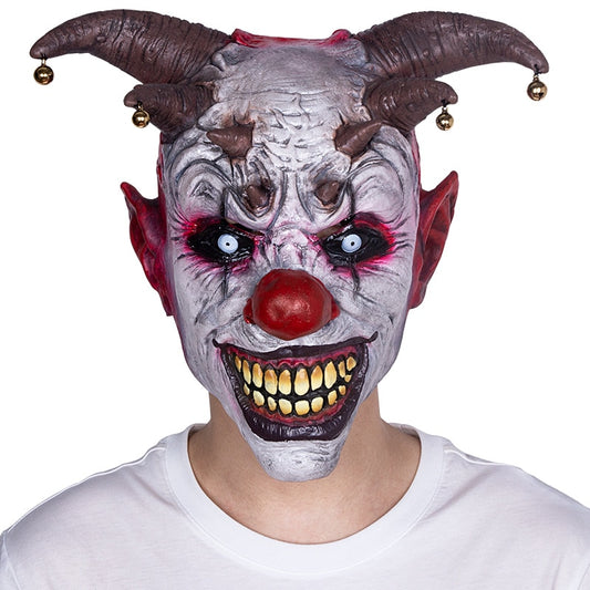 Scary Clown Latex Mask for Halloween & Cosplay by HitMyNeed