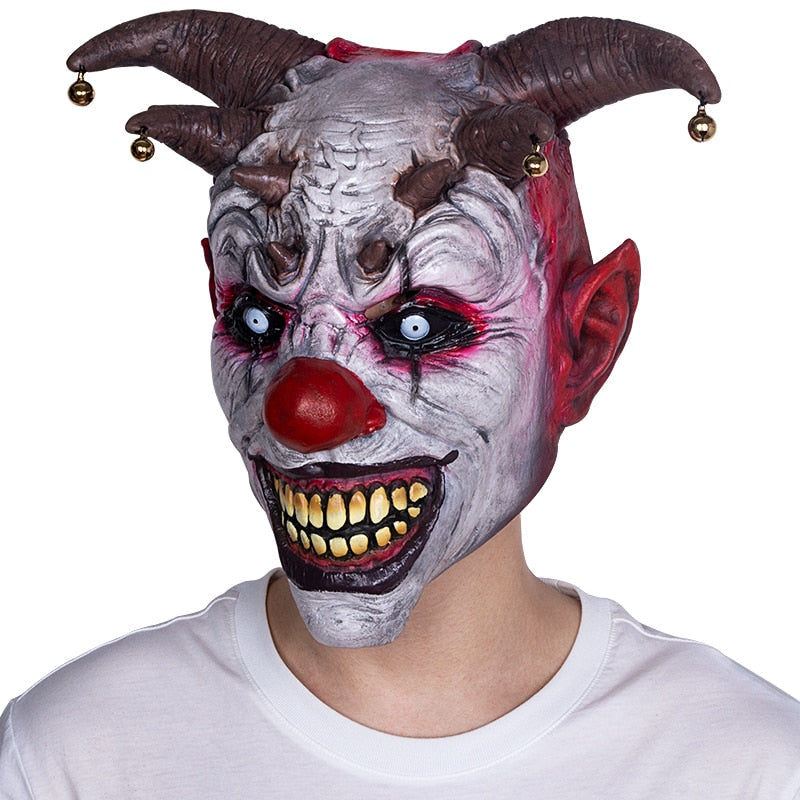 Scary Clown Latex Mask for Halloween & Cosplay by HitMyNeed