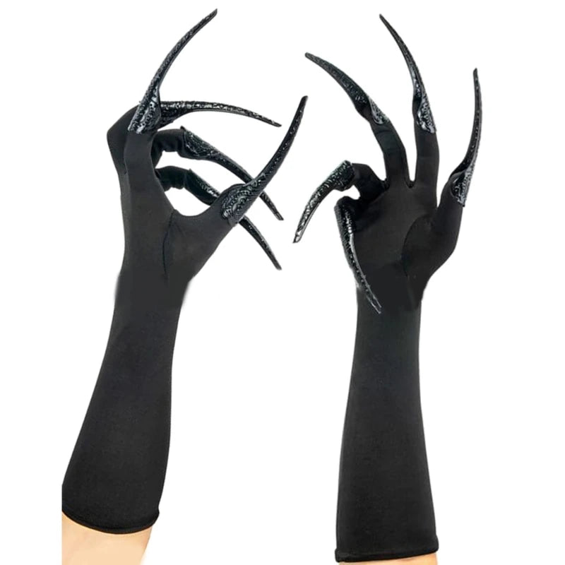 Scary Long Nails Gloves for Halloween Cosplay by HitMyNeed