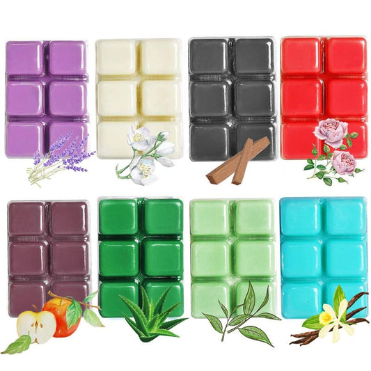 Scented Soy Wax Melts Set, 8 Fragrance Packs by HitMyNeed