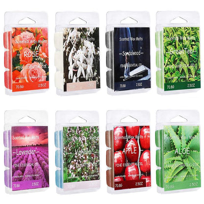Scented Soy Wax Melts Set, 8 Fragrance Packs by HitMyNeed