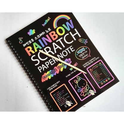 Scratch Art Creative Drawing Book with Tool by HitMyNeed