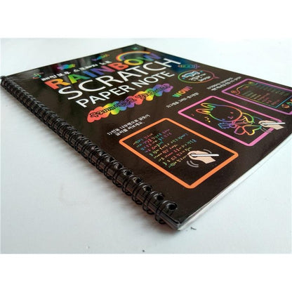 Scratch Art Creative Drawing Book with Tool by HitMyNeed