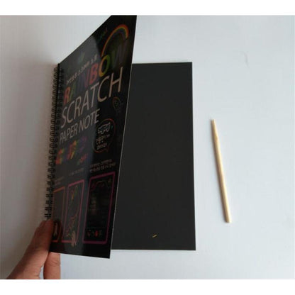 Scratch Art Creative Drawing Book with Tool by HitMyNeed