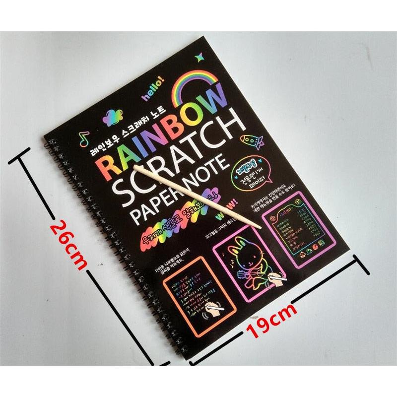 Scratch Art Creative Drawing Book with Tool by HitMyNeed