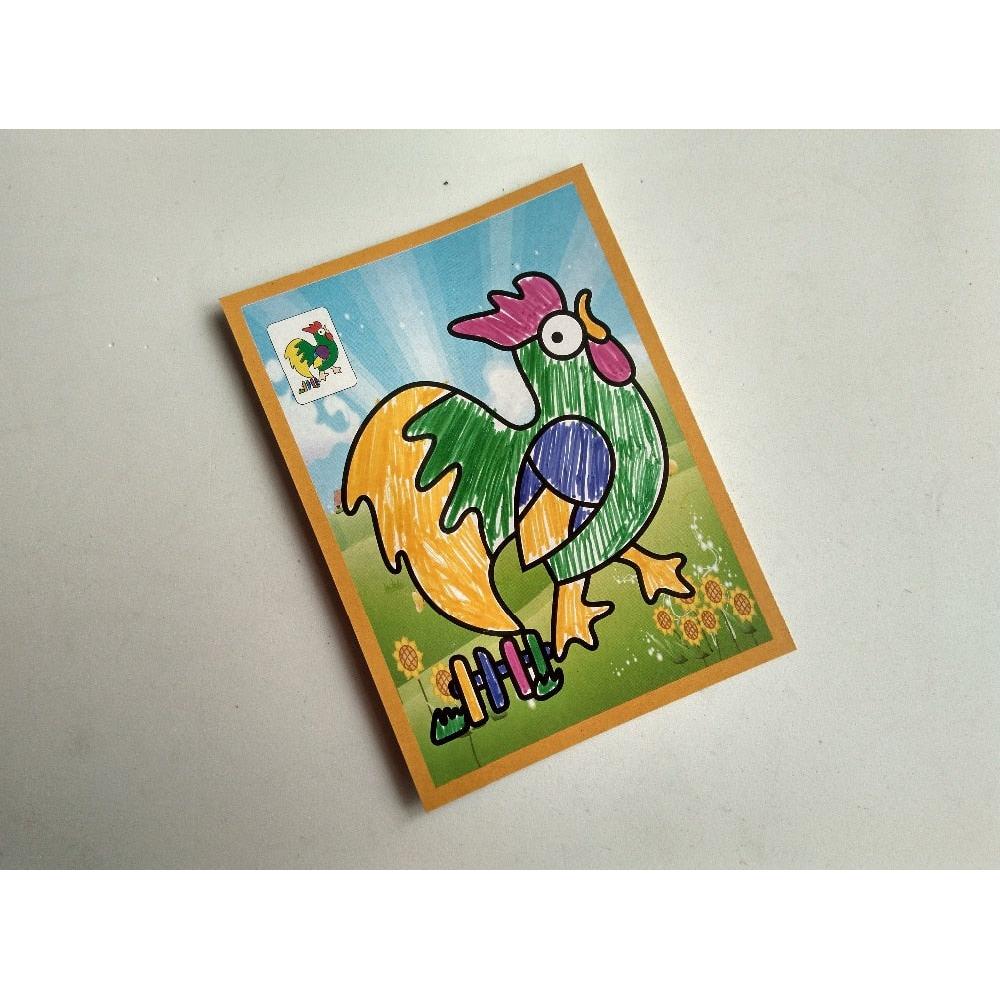 Scratchboard Art Paper Cards for Kids (20 Pack) by HitMyNeed