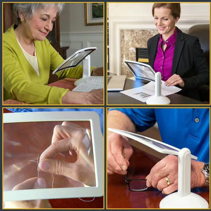 Screen Magnifier with LED Light and Stand by HitMyNeed