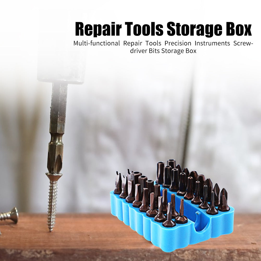 Screw Bit Holders Tool Organizer Set (2 Pack) by HitMyNeed