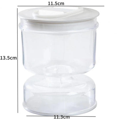 Sealed Pickle Jar with Wet-Dry Separation, 200ml by HitMyNeed
