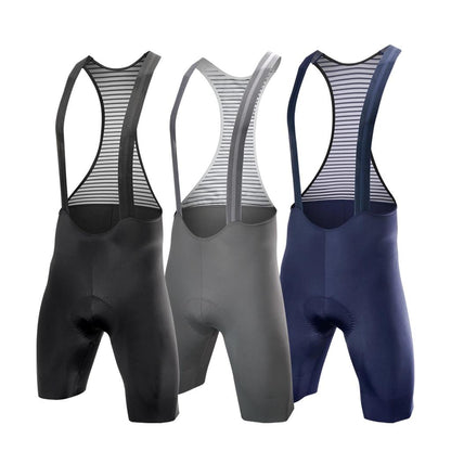 Seamless Men's Cycling Bib Shorts with Ergonomic Pad by HitMyNeed