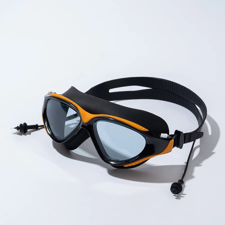Seasprint Adult Anti-Fog UV Protection Swim Goggles white by HitMyNeed