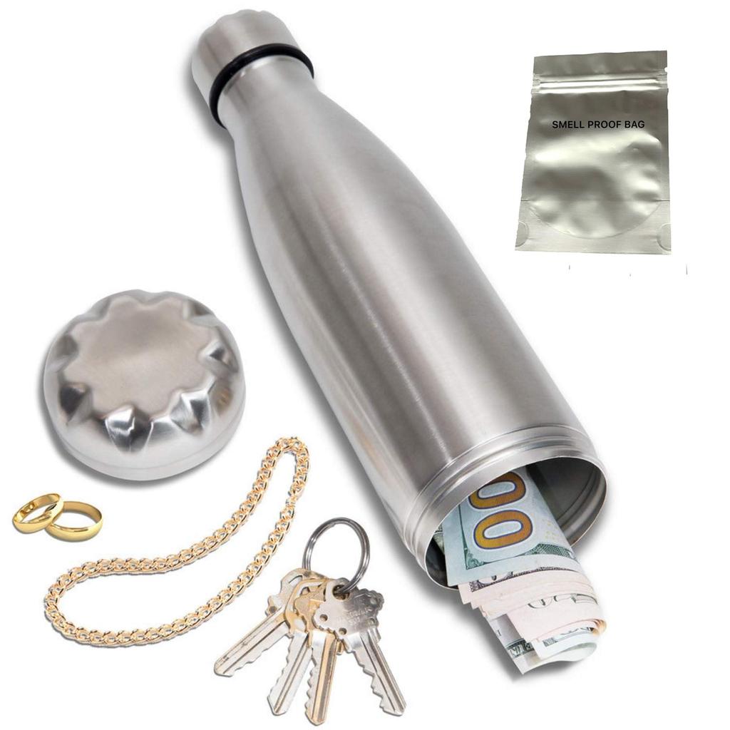 Secret Compartment Water Bottle Safe 16 oz by HitMyNeed