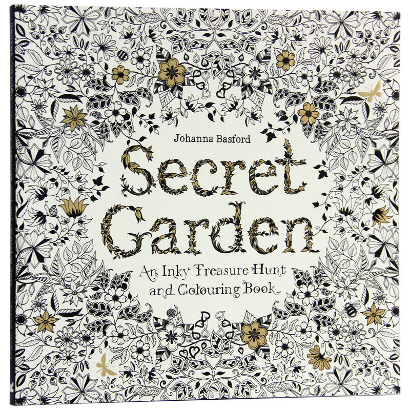Secret Garden Coloring Book for Adults and Kids by HitMyNeed