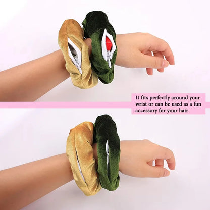Secret Zipper Hair Scrunchie with Hidden Storage by HitMyNeed