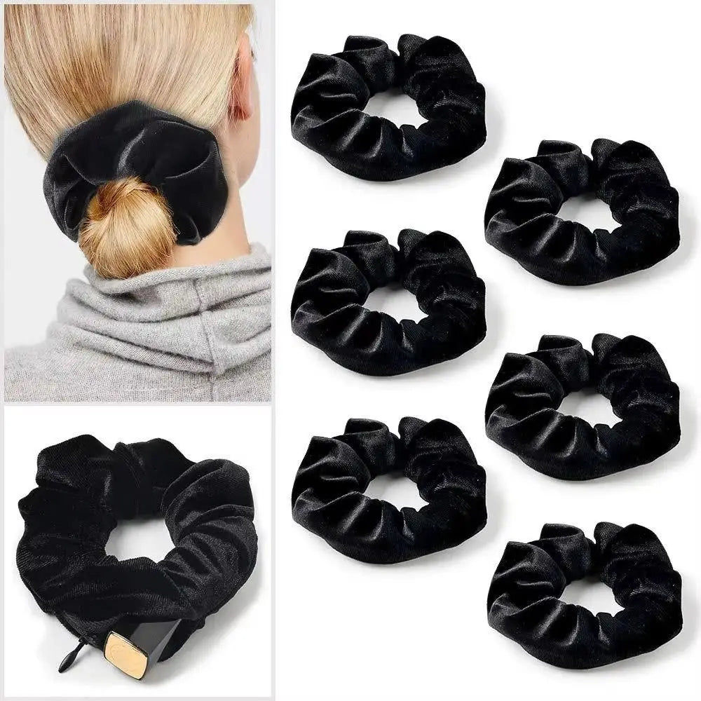 Secret Zipper Hair Scrunchie with Hidden Storage by HitMyNeed