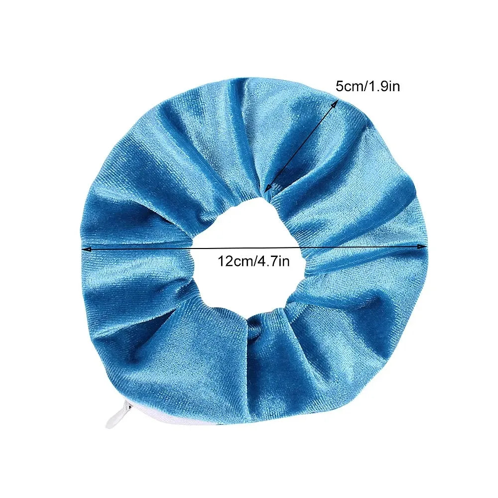 Secret Zipper Hair Scrunchie with Hidden Storage by HitMyNeed