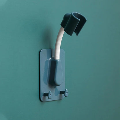 Self Adhesive Adjustable Shower Head Holder 1pcs-blue by HitMyNeed
