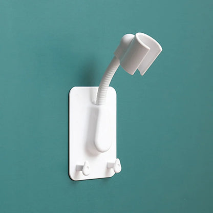 Self Adhesive Adjustable Shower Head Holder 1pcs-white by HitMyNeed
