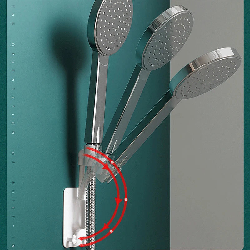 Self Adhesive Adjustable Shower Head Holder by HitMyNeed
