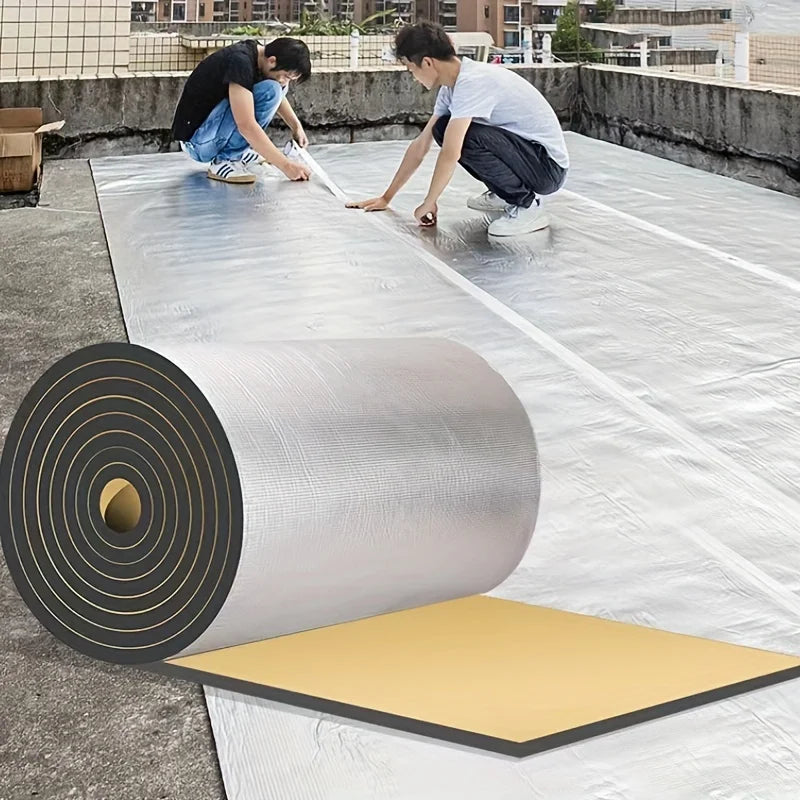 Self-Adhesive Aluminum Foil Roof & Sound Insulation 50x300-cm by HitMyNeed