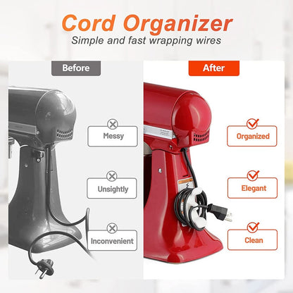 Self Adhesive Appliance Cord Holder (6 Pack) by HitMyNeed