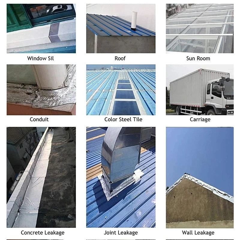 Self-Adhesive Butyl Waterproof Roof Repair Tape 1-meter-x-10cm by HitMyNeed