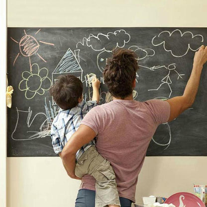 Self-Adhesive Chalkboard Wall Sticker 45 x 200cm by HitMyNeed