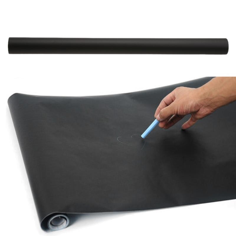 Self-Adhesive Chalkboard Wall Sticker 45 x 200cm by HitMyNeed