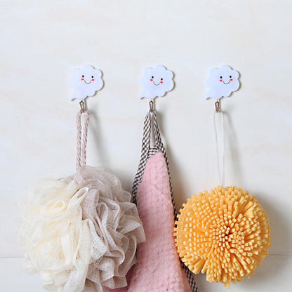 Self Adhesive Cloud Wall Hooks Set (3pcs) by HitMyNeed
