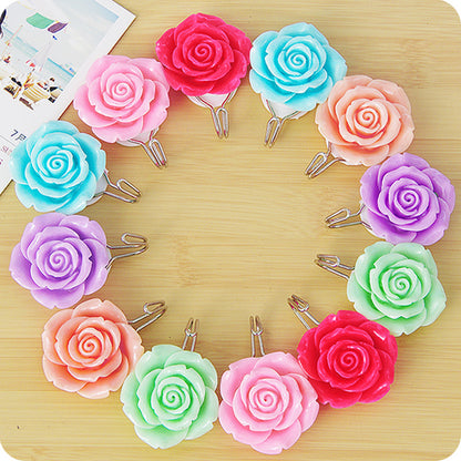 Self Adhesive Flower Wall Hooks, 2 Pack by HitMyNeed