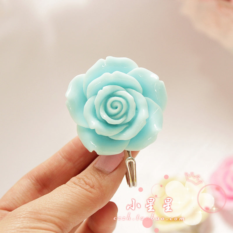Self Adhesive Flower Wall Hooks, 2 Pack by HitMyNeed