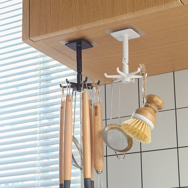 Self Adhesive Foldable 180° Rotating Storage Hook by HitMyNeed