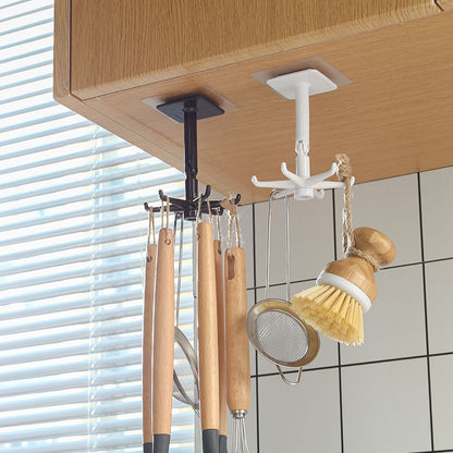 Self Adhesive Foldable 180° Rotating Storage Hook by HitMyNeed