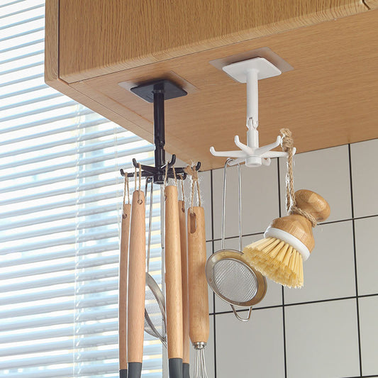 Self Adhesive Foldable 180° Rotating Storage Hook by HitMyNeed