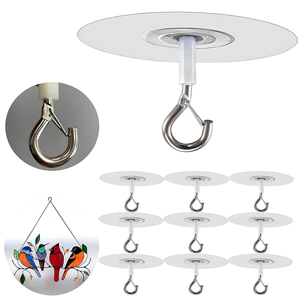 Self-Adhesive Heavy Duty Ceiling Hooks, Water Resistant of 5 pieces by HitMyNeed