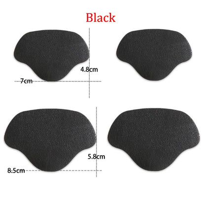Self-Adhesive Heel Liners for Shoe Hole Repair (4 Pairs) black by HitMyNeed