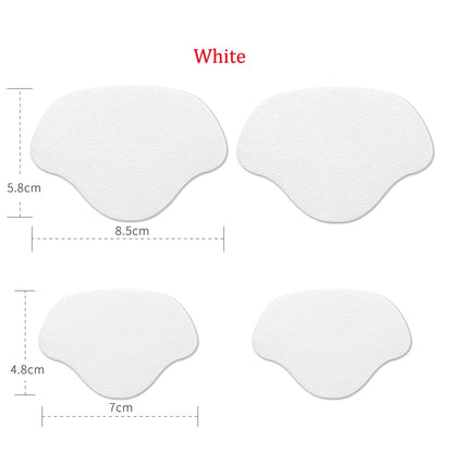 Self-Adhesive Heel Liners for Shoe Hole Repair (4 Pairs) white by HitMyNeed