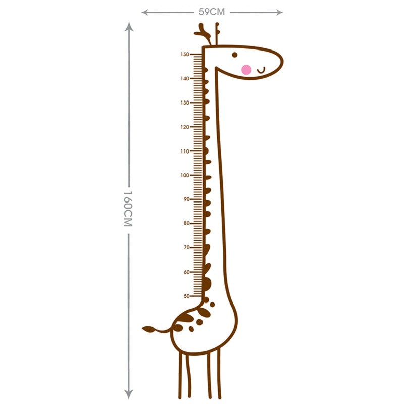 Self-Adhesive Kids Height Ruler Wall Sticker by HitMyNeed