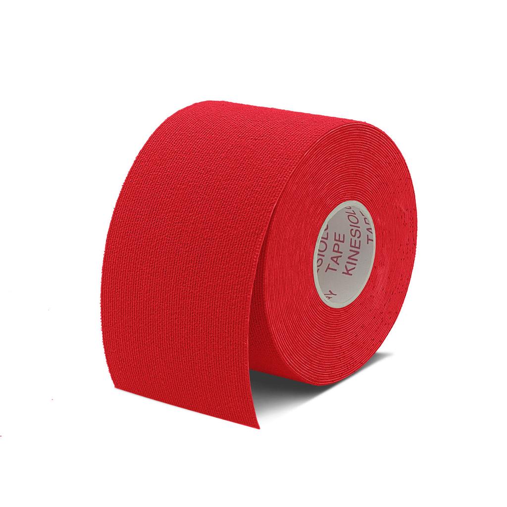 Self Adhesive Kinesiology Muscle Support Tape red 7-5cm-x-500cm by HitMyNeed