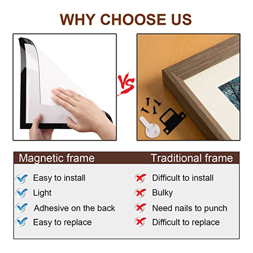 Self Adhesive Magnetic Picture Frame by HitMyNeed