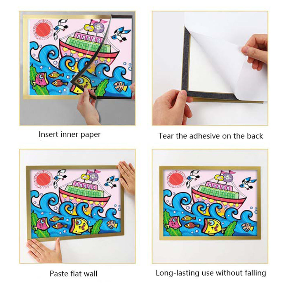 Self Adhesive Magnetic Picture Frame by HitMyNeed