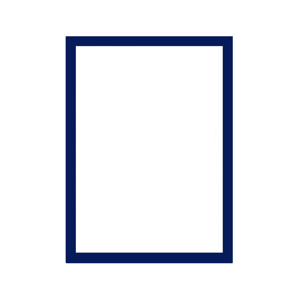 Self Adhesive Magnetic Picture Frame navy-blue 8k-38x26-5cm by HitMyNeed