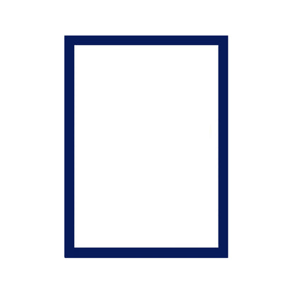 Self Adhesive Magnetic Picture Frame navy-blue 8k-38x26-5cm by HitMyNeed